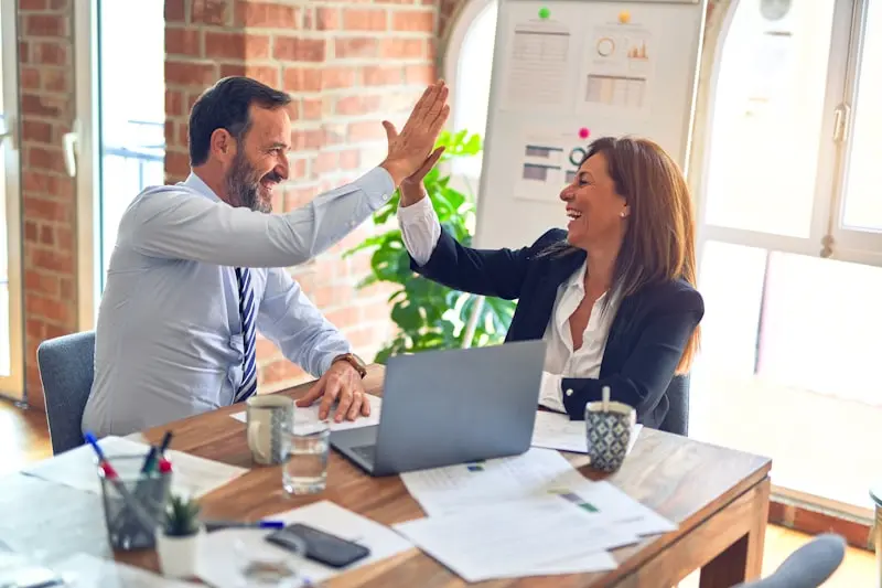 Business handshake